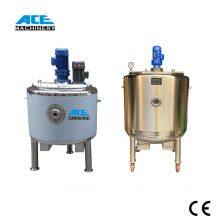 500L 1000L Stainless Steel Emulsifying Mixing Tank With Agitator Mixer And High Shear Emulsifier Machine Industrial Mixing Tank