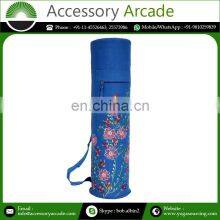 Top Quality Multi Color New Stylish Embroidery Special Design In Drawstring Custom Yoga Mat Bag thumbnail-2