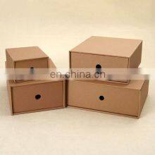 Kraft Folding Mailer Boxes Brown Corrugated Paper Corrugated Board Box for Shoe thumbnail-5