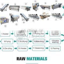 New Upgrade Frozen French Fries Processing Potato Chips Making Machine/ Automatic Potato Chips Production Line Price thumbnail-2