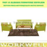 Workwell Popular Style Office Sofa Set With Wooden Armrest Kw-SS02 thumbnail-2