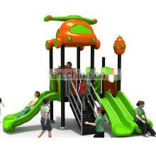 Hot-selling Cheap Children Playhouse Plastic Outdoor Slide Playground With Swing for Sale thumbnail-1