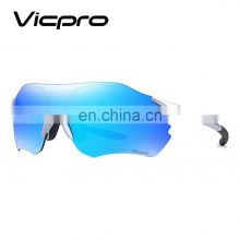 Sports Sunglasses Protection Cycling Glasses with 3 Interchangeable Lenses UV400 for Cycling, Baseball,Fishing, Ski
