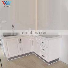 Luxury Prefab Steel Villa Maison Pliable Plancher Bois Mobile Clinic Flat Pack Container House thumbnail-2