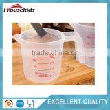 Measuring Cups 3 Piece Plastic Cup Set - Nesting and Stackable: 1 Cup, 2 Cup, and 1 Quart Sizes. Best for Cooking and Baking thumbnail-6