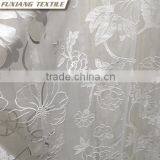 100% Polyester Cutting Flower Window Curtain Fabric thumbnail-2