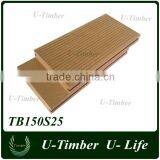 Composite Deep Embossing Wpc Decking Outdoor Flooring 150x25mm thumbnail-5