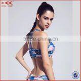 Moisture-wicking Quick Dry Anti-UV Sublimation Wholesale Sports Bra thumbnail-3