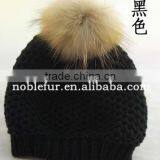 2015 Top Quality Fancy Solid Color Wool Fur Pompom Female Headwear thumbnail-4