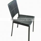 fashion hard pvc metal dinning chair