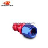 Aluminum Oil Cooler Hose Fitting Straight Push on Fitting Hose End Blue and Red 10-001-12 thumbnail-5