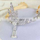 Gatsby Hot Sale Top Quality Bridal Tiara Rhinestone Hair Accessories thumbnail-3