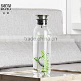 "SAMADOYO" Clear Glass Jug/ Kettle/ Bottle With Stopper thumbnail-1