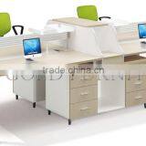 Popular Foshan Furniture Green White Steel Leg Modern Office Workstation(SZ-WS331) thumbnail-4