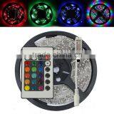 3528 5m 500cm RGB 300 LED SMD Waterproof Flexible Light Strip+Mini 24 Key IR