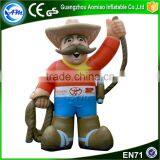 2016 Best Designed Inflatable Advertising Inflatable Cowboy Model for Sale Supplier's Choice thumbnail-1