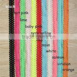 Colorful 3/4 Lace Frilly Elastic Headband For Hair Decoration thumbnail-3