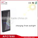 Ultra Slim 1200mAh solar cell phone battery charger portable