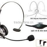 Professional Cordless Phone Headset Microphone HSM-1001J2.5vcmute thumbnail-1