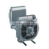 series oil cooler assembled with 12/24v DC fan,3phase or hydraulic motor