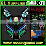 Flashing EL Wire Mask led mask for wholesale