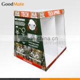 Advertising Colorful Print Cardboard Clothing Display Rack