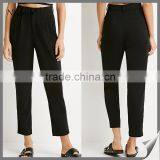 High Quality Casual New Arrival Women Black Flared Trousers Casual Pants thumbnail-1