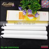 2016 the most popular hotsale wholesale white candle paraffin smooth candle