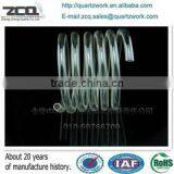 High Quality Spiral Tube Supplier Quartz Glass Tube