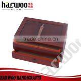 Vintage Matte Finished Wooden Storage Box With Drawer,fashion Wooden Jewelry Case,top Grade Wooden Storage Case thumbnail-3