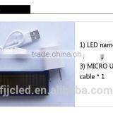 LED Name Tag / LED Name Badge for Scrolling Messages thumbnail-5