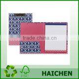 Plastic Vinly Pvc With Lock Foldable Clipboard File Folder