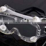 2016 OEM Medical Safety Goggles PVC Security Safety Glasses PC Safety Goggles With Four Vents for Sale