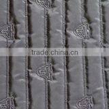 Fashion Polyester Stripe Embroidered Thermal Padded Fabric With Quilting for Down Coats/jacket thumbnail-1