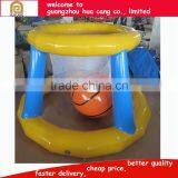 China cheap inflatable basketball hoop for water games