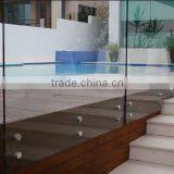 Tempered Frameless Glass Fence Panels With EN12150, AS/NZS2208:1996, BS62061981 thumbnail-1