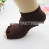 Various Colors Grips Anti Slip Yoga Socks,Wholesale Yoga Toe Socks thumbnail-4