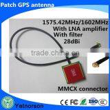 GPS Active Internal Antenna 28DBI High Gain Navigation Aerial Booster With MMCX Plug thumbnail-2