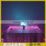 Wholesale Fiber Optic Luminous Light Fitted Banquet Table Cover thumbnail-6