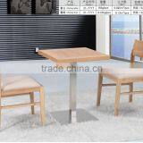 Commericial Solid Wood Hotel Banquet Furniture Corner Wooden Dining Chair thumbnail-1