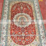 3x5 double knotted 100%natural silk hereke silk carpets for sale