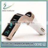 Hottest! Wireless Bluetooth Car Charger Dual USB Handfree FM Transmitter for Laptop, Car Kit Transmitter