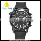 WJ-5425 Best Selling Black and White Face Trendy V6 Silicone Strap Men Sport Watch thumbnail-2