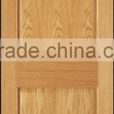 Forest Bright 2-Panel Top Rail Arch Solid Wood Core Stainable Timber Door Slab