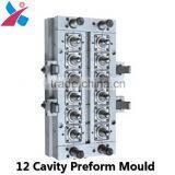 12 Cavities Water Bottle Preform Mould With Self-lock Structure Valve Gate thumbnail-5