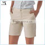 2016 Wholesale Classic Flat-front Stretch Short Coton Canvas /Spamdex Woman Shorts thumbnail-1