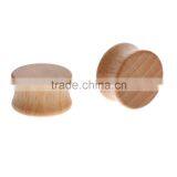 7 Pairs Organic Wood Saddle Plug Ear Plug Earlet Flesh Tunnel - Available in Size 8mm - 20mm thumbnail-3