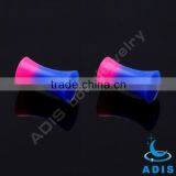 Beautiful Wholesale Custom Fresh Color Soft Body Jewelry Silicone Plugs Ear thumbnail-4