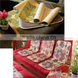 Factory supply sofa seat cushion printed bamboo chair cushion