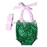 2016 New Kaiya Sell Like Hot Cakes Baby Swim Suit Baby Pink Bow and Green Mermaid Tail for Swimming thumbnail-2
